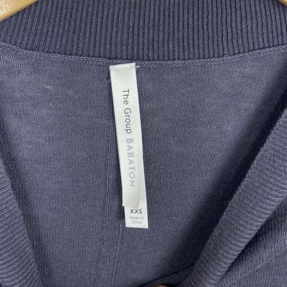 Aritzia Babaton Cashmere Crew Neck Long Sleeve Sweater‎ Size XXS The Group Knit - Picture 3 of 10
